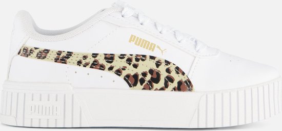 PUMA Carina 2.0 Animal Update PS FALSE Sneakers - PUMA White-Putty-PUMA Gold