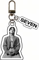 Kpop BTS BB JUNG KOOK SEVEN Plastic Acrylic Keychain variant 2 [Sleutelhanger]