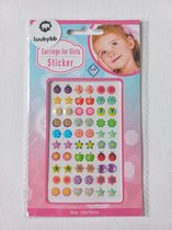 Oorbel stickers 30 paar - Stick on earrings dreumes peuter parels sticker - tijdelijke oorbellen - kinder Oorbelstickers - Kinderoorbel tijdelijk