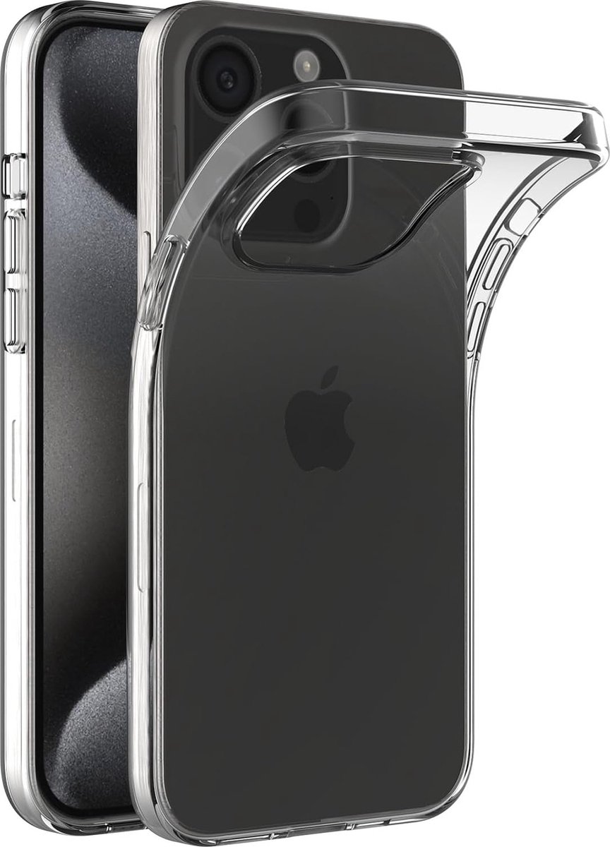 Soft TPU Transparant hoesje Silicone Case Geschikt voor: iPhone 15 Pro Max