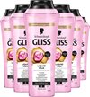 Schwarzkopf - Gliss - Liquid Silk - Shampoo - 6x250ml - Broos & Dof Haar - Voordeelverpakking