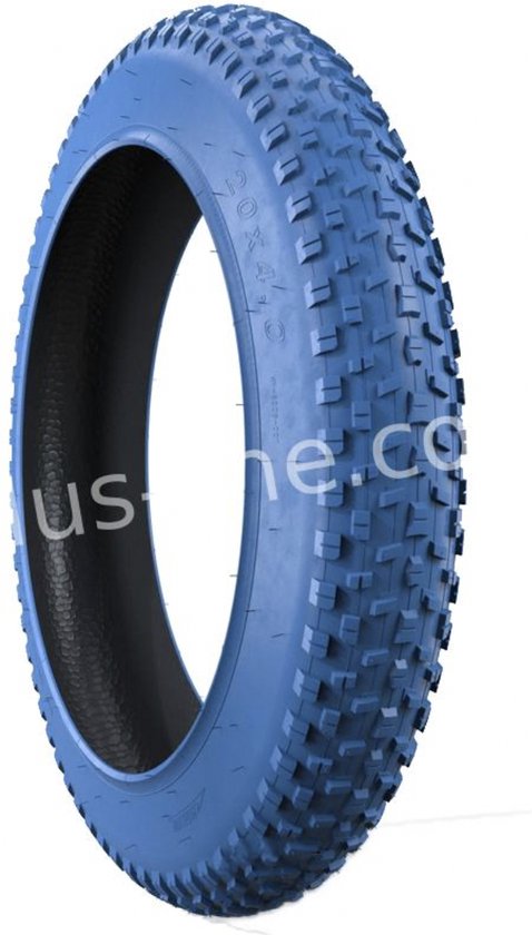 Foto: Buitenband 20 4 0 band voor fatbike blauw