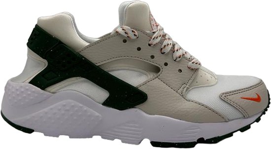 Nike - Huarache Run (GS) - Sneakers - Kinderen - Wit/Groen - Maat 37.5