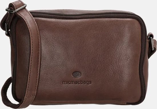 Micmacbags Everyday Schoudertas - Donkerbruin