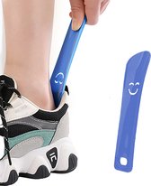 GEAR3000® schoenlepel kind - schoenlepel kunststof - reisformaat - klein - blauw