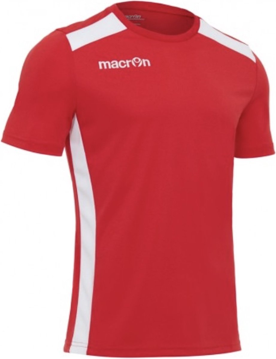 Sportshirt, Macron SIRIUS, Rood/Wit, maat XXS