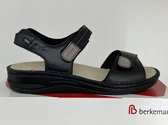 Berkemann Leni zwarte leren sandalen 03102-900 Maat UK 7,0 - 40,5