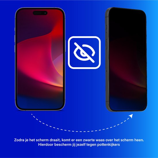 Double Pack - Screenprotector geschikt voor iPhone SE 2020 - Privacy - Tempered Glass - Beschermglas - Glas - 2x Screenprotector - Privacy screenprotector