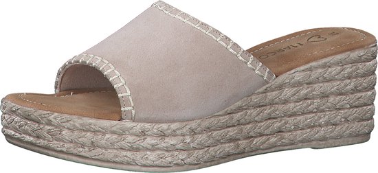 MARCO TOZZI premio, Soft Lining, Leather + Feel Me - insole Dames Muiltjes - NUDE - Maat 36