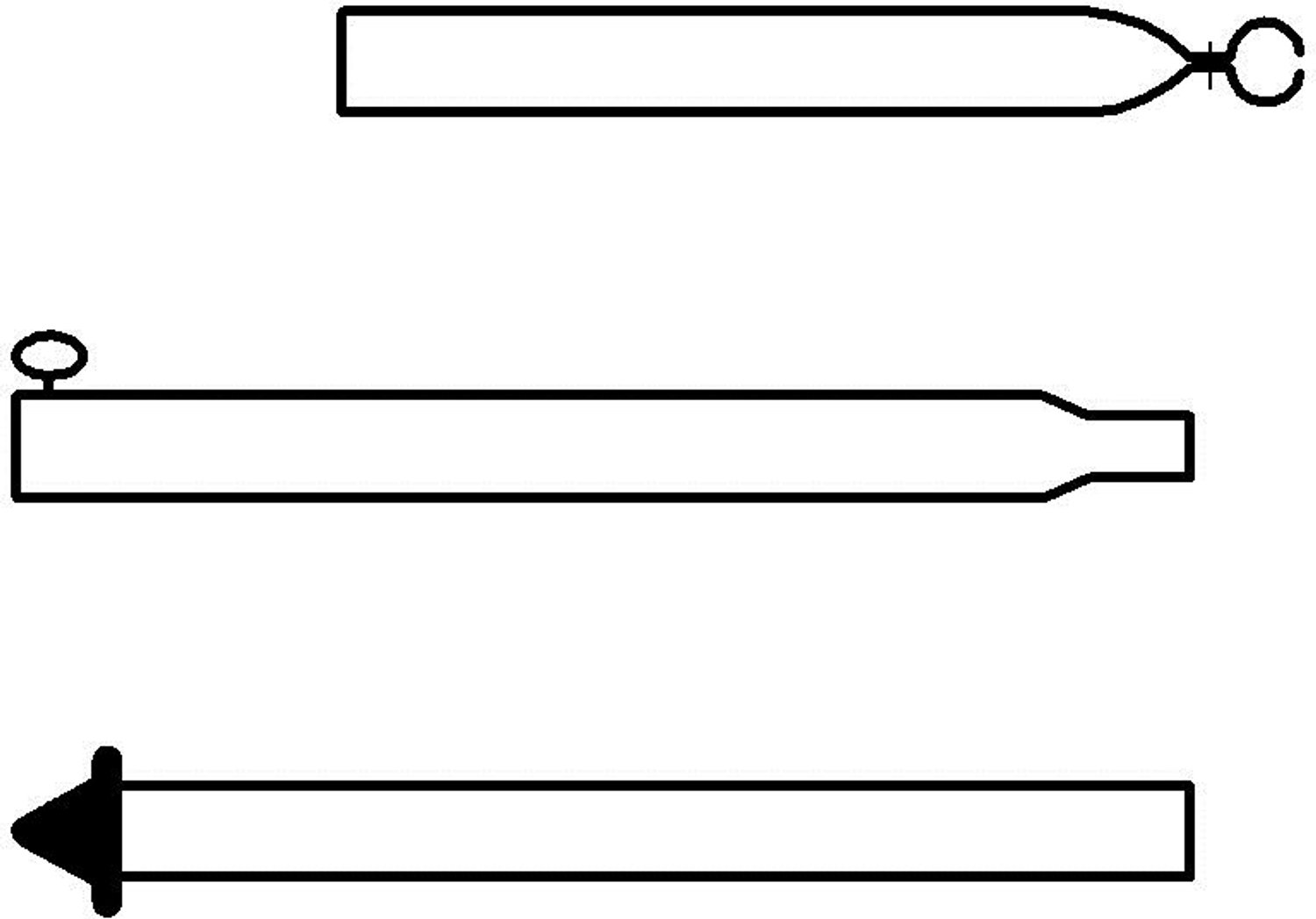 Campking Stormstok 170-260 cm, 28mm aluminium - Tent-/luifelstokken -