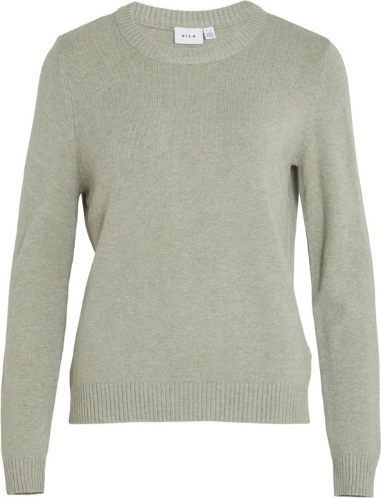 Vila Sweater Viril O-neck L/s Knit Top - Noos 14054177 Oil Green Taille Femme - S