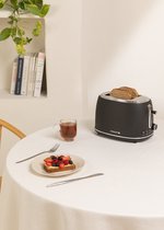 Bol.com CREATE TOAST RETRO STYLANCE S - Broodrooster - Voor Medium/Brede Plakken - 6 niveaus - 850W - Zwart aanbieding