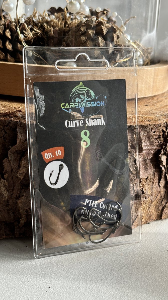 Karper vissen materiaal - Karperhaken - Curve Shank haakmaat 8