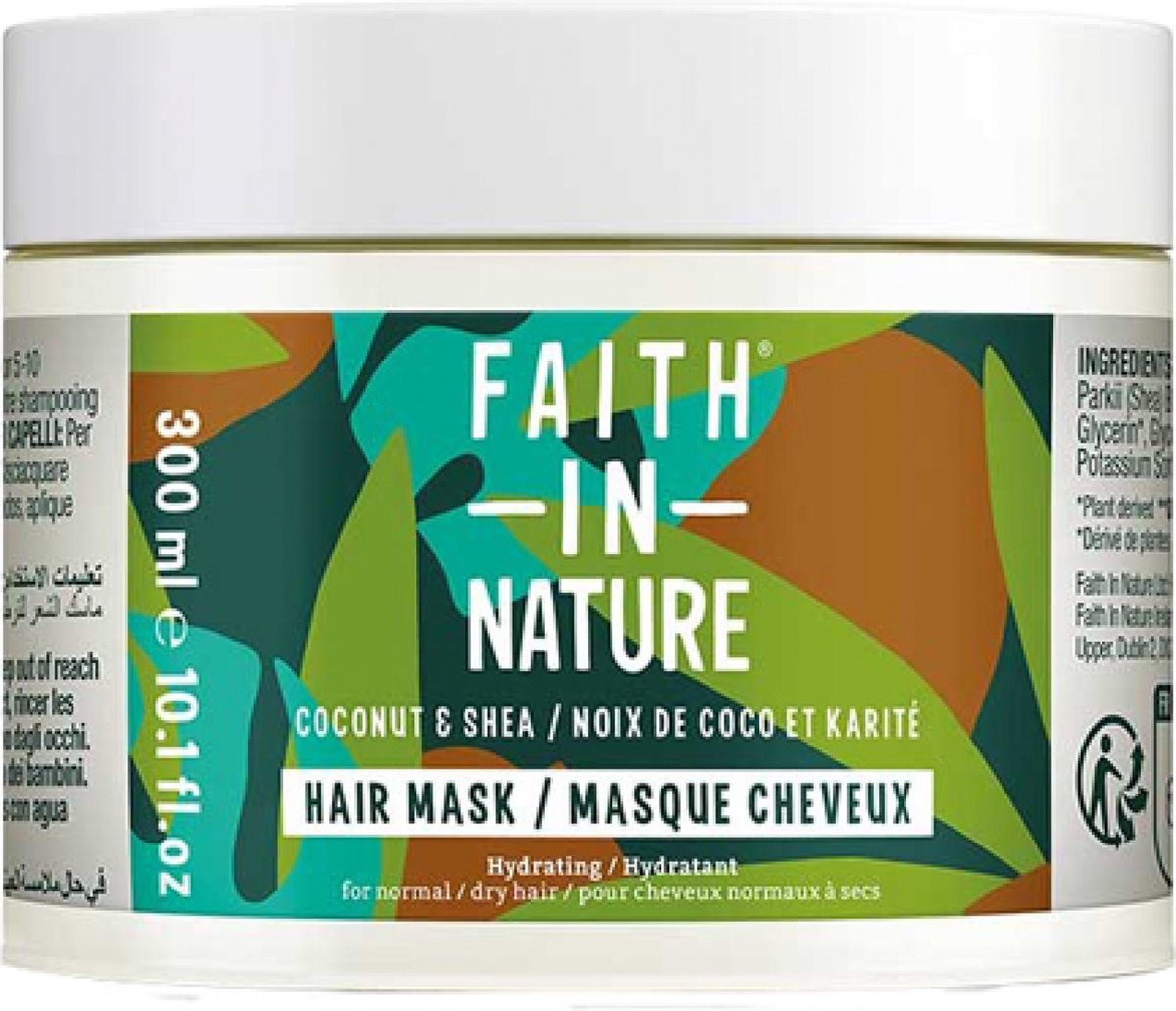 Faith In Nature Kokosnoot Shea Haarmasker Normaal tot Droog Haar 300 ml