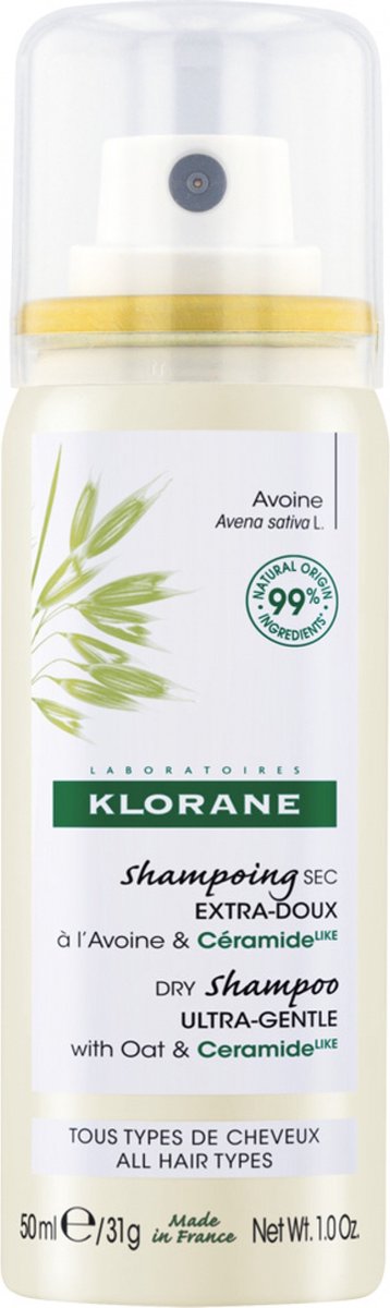 Klorane Extra Milde Droogshampoo 50 ml