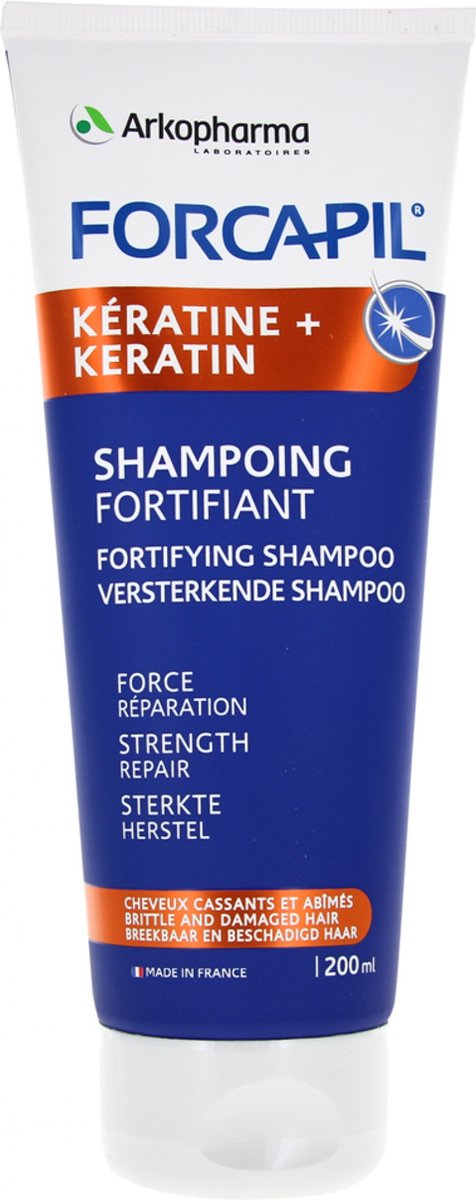 Arkopharma - Forcapil Versterkende Shampoo Keratine+ Voor Krachtig, Vitale en Glanzig Haar – 1 Shampoo