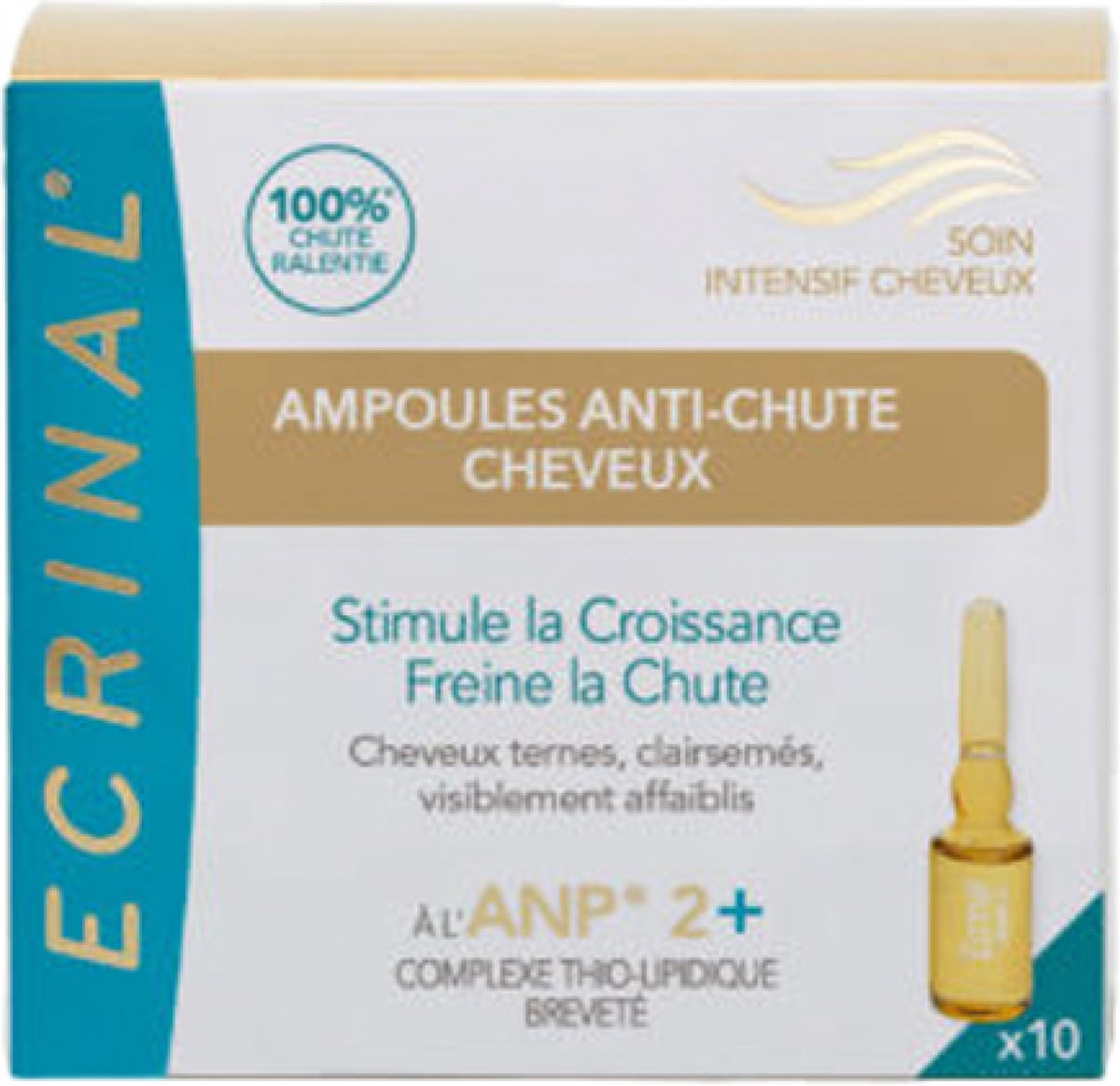 Ecrinal Intensieve Haarverzorging ANP 2+ Anti-haaruitval Ampullen 10 x 5 ml