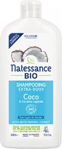 Natessance Shampoing Extra Doux Bio Coco et Shampooing Végétale 500 ml