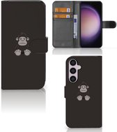 Telefoonhoesje Geschikt voor Samsung Galaxy S24 Plus Wallet Book Case Verjaardagscadeau Gorilla