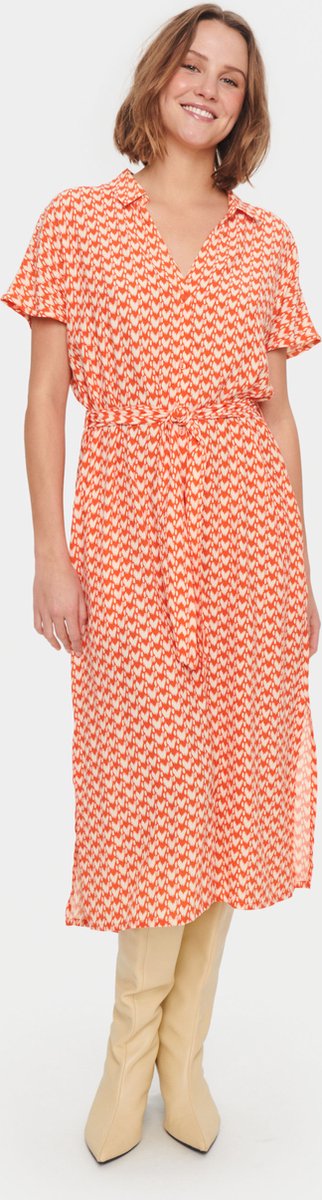 Saint Tropez BlancaSZ SS Dress Dames Jurk - Maat S
