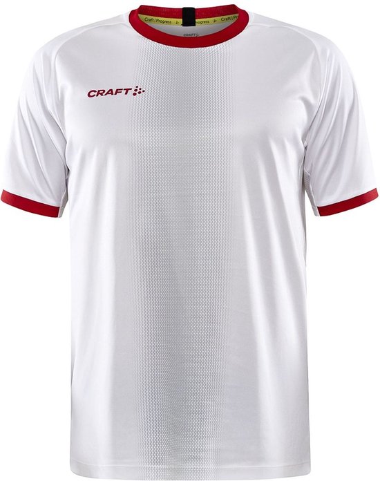 Craft Progress 2.0 Graphic Jersey M 1910178 - White/Bright Red - 3XL