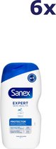 6x Sanex dermo douchegel protector 400ml