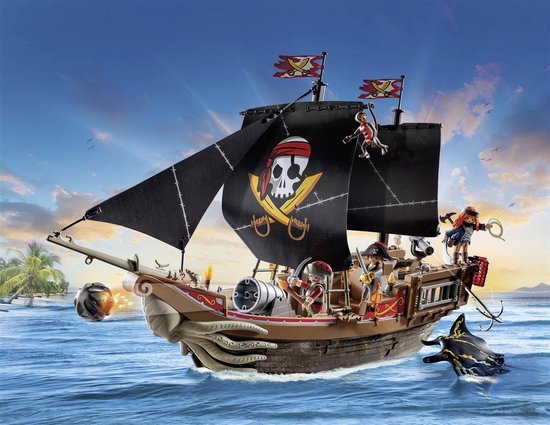 PLAYMOBIL Pirates Groot piratenschip - 71530
