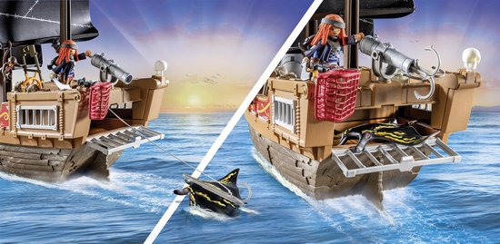 PLAYMOBIL Pirates Groot piratenschip - 71530