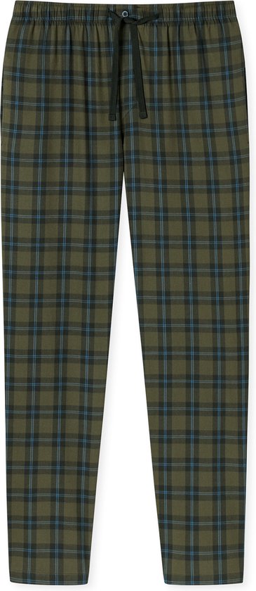 Schiesser Heren slaapbroek lang Web - Mix Relax - Organic Cotton, olijf, 54 Schiesser Heren slaapbroek lang Web - Mix Relax - Organic Cotton, olijf, 54