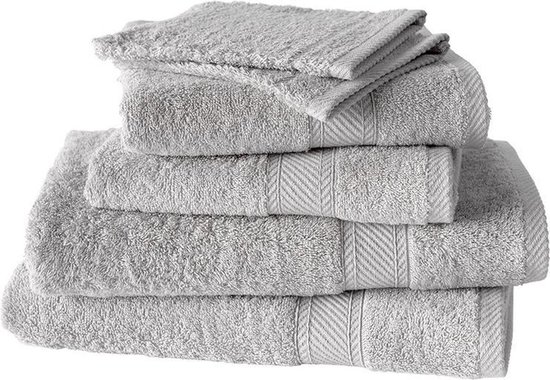 De Witte Lietaer Hélène - Débarbouillettes, serviettes de bain et draps de douche - Dove - Set de 6