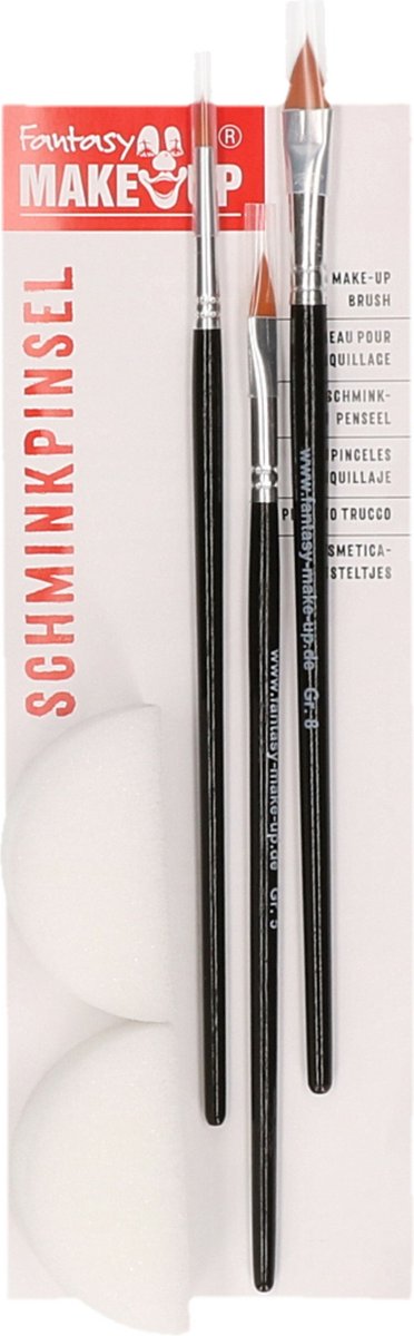 Fantasy Make-up Schmink penselen en sponsjes - schminkset — afbeelding 2