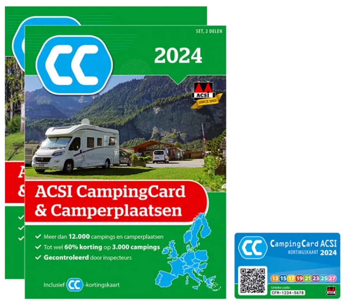 ACSI Campinggids - CampingCard & Camperplaatsen 2024 - Acsi