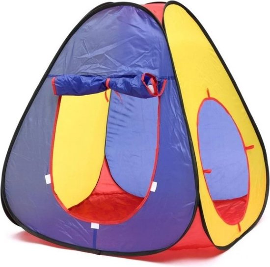 3-in-1 Pop-Up Speeltent Met Tunnel Voor Kinderen met 15 Ballen - Kruiptunnel - Speelgoed Speelhuis Tent Kindertent van Merkloos — afbeelding 5