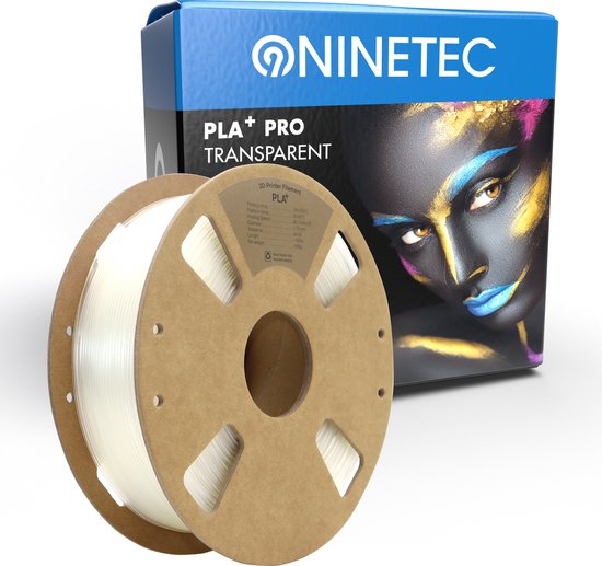 NINETEC | PLA+ Filament transparent