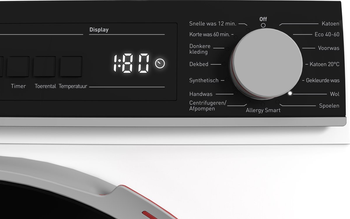 Sharp ESNFB814CWDABX 8 kg met stoomfunctie thumbnail 4