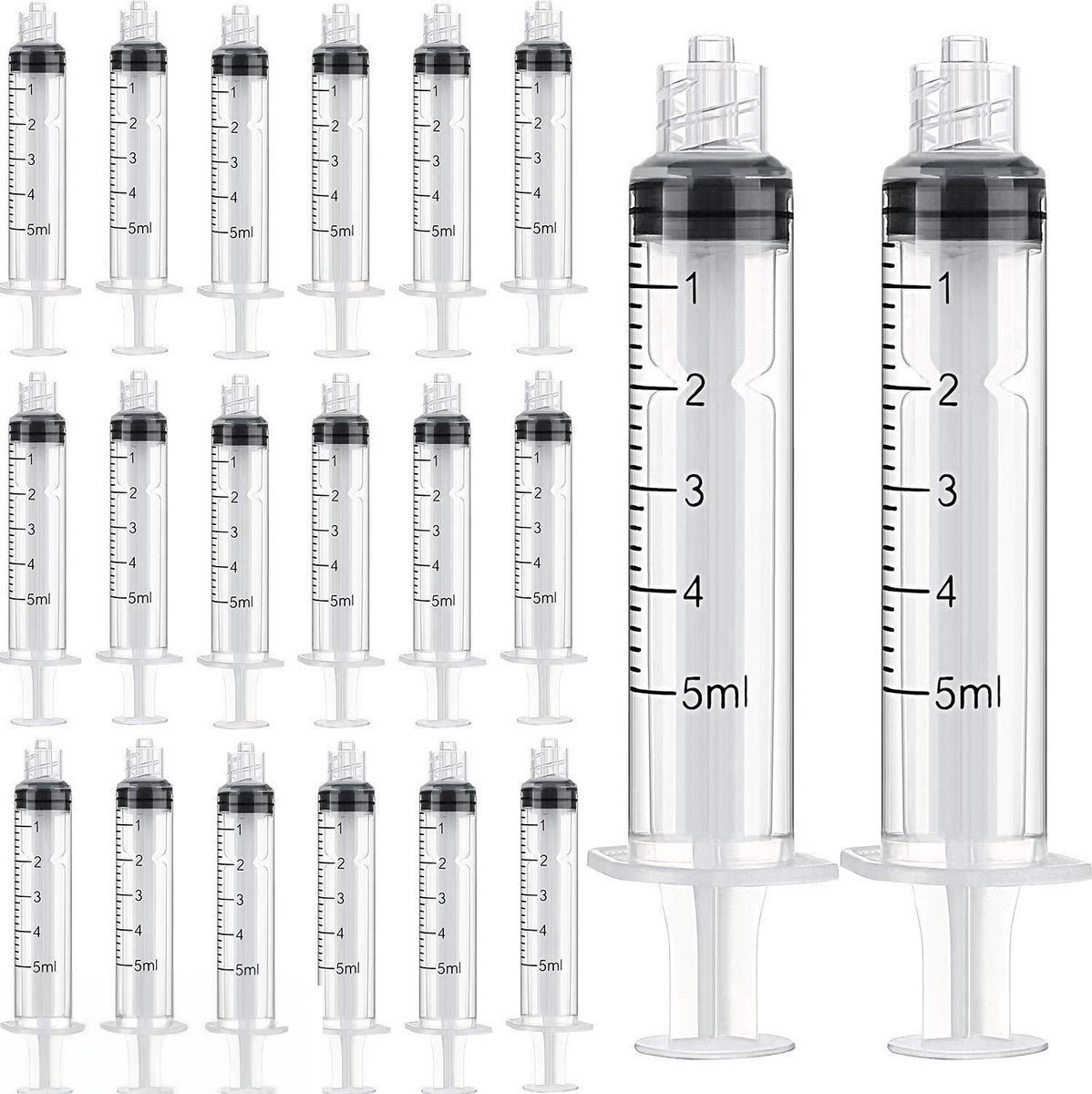 Goedkoopste THRIVO Spuit - Spuiten - Injectiespuit - Doseerspuit - Injectiespuit Zonder Naald - 5ml - 20 Stuks