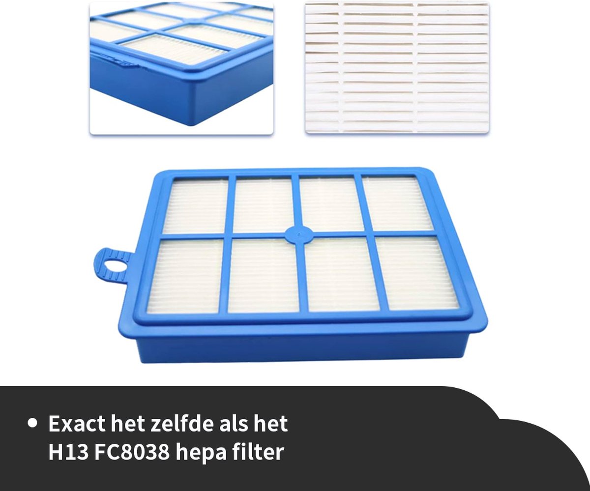 HQRP HEPA Filtre Compatible Avec Electrolux ERGOSPACE 2271 XXL 2272 XXL XXL 10-300 ZE 310-355 ZE