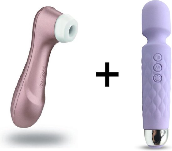 Satisfyer Pro 2 met IVY LUX Massager Wand Combinatie Voordeel Set