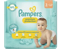 Pampers Luier Premium Protection Maat 3 Midi (6-10 kg), 29 Stuks
