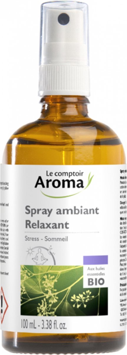 Goedkoopste Le Comptoir Aroma Ontspannende Omgevingsspray met Organische Essentiële Oliën 100 ml