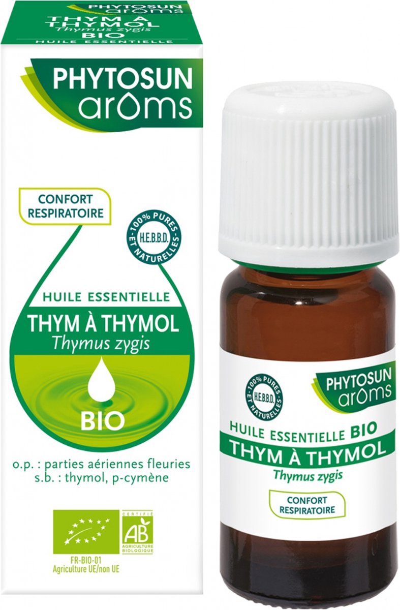 Goedkoopste Phytosun Arôms Tijm Etherische Olie (Thymus Zygis) Bio 10 ml