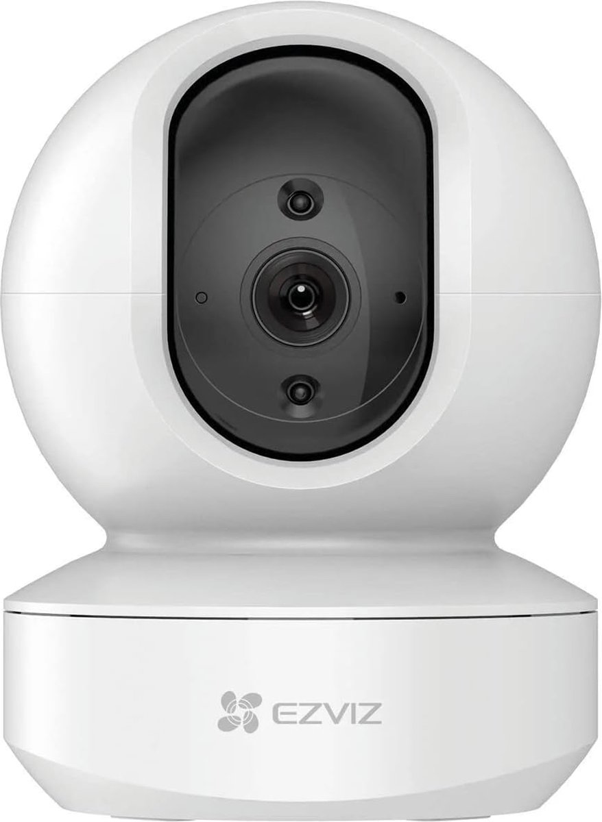 Ezviz CS-TY1 2K 3MP Telecamera Videocamera di Sorveglianza Indoor Motorizzata con Audio Bidirezionale Bianco