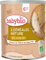 Babybio 3 Céréales Naturelles Dès 6 Mois Bio 220 g
