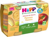 HiPP Fruit Delights Appel Druiven Vanaf 4/6 Maanden Biologisch 2 Potten