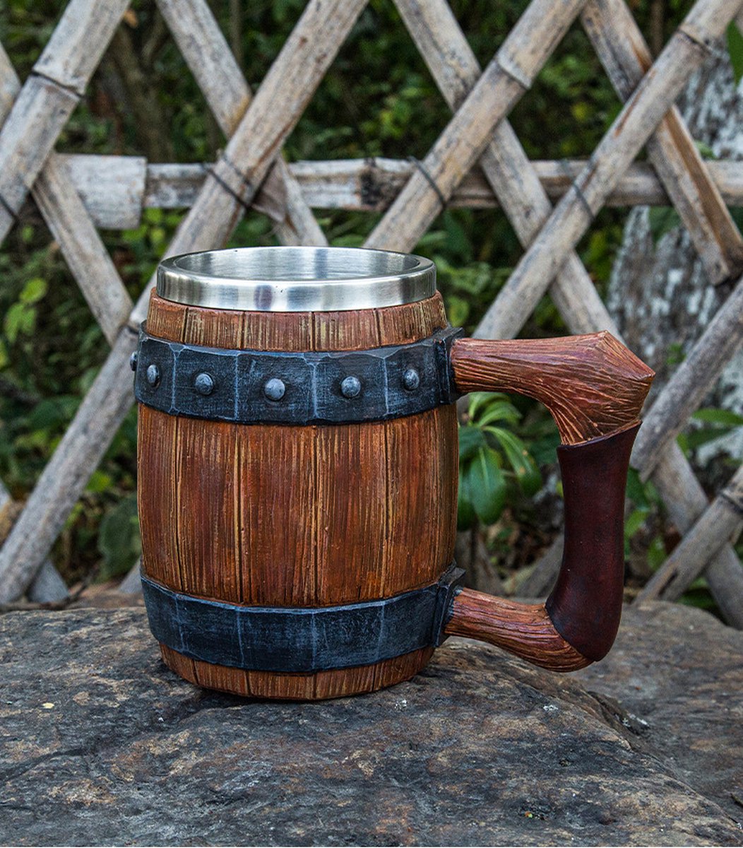 Houten Bierpul Kaart, duurzaam cadeautje én kaart inéén