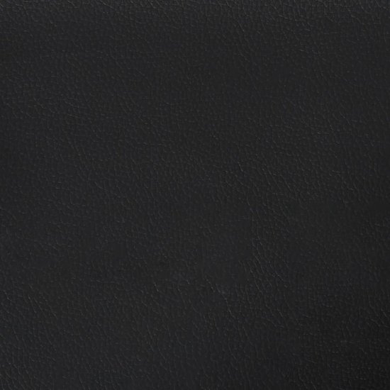 vidaXL Cadre de lit avec tête de lit Simili cuir Noir 140x200 cm - Cadre de lit avec tête de lit - Encadrements de lit avec têtes de lit - Cadre de lit - Lit