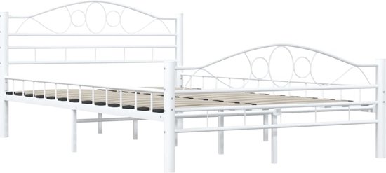 vidaXL - Hemelbed met verfijnd ontwerp - Zwart - Metaal - 120x200 cm | Leen Bakker vidaXL - Hemelbed met verfijnd ontwerp - Zwart - Metaal - 120x200 cm | Leen Bakker