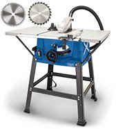 Bol.com Scheppach Tafelcirkelzaag HS100S - 2000W - 250 mm - 2 hardmetalen bladen aanbieding