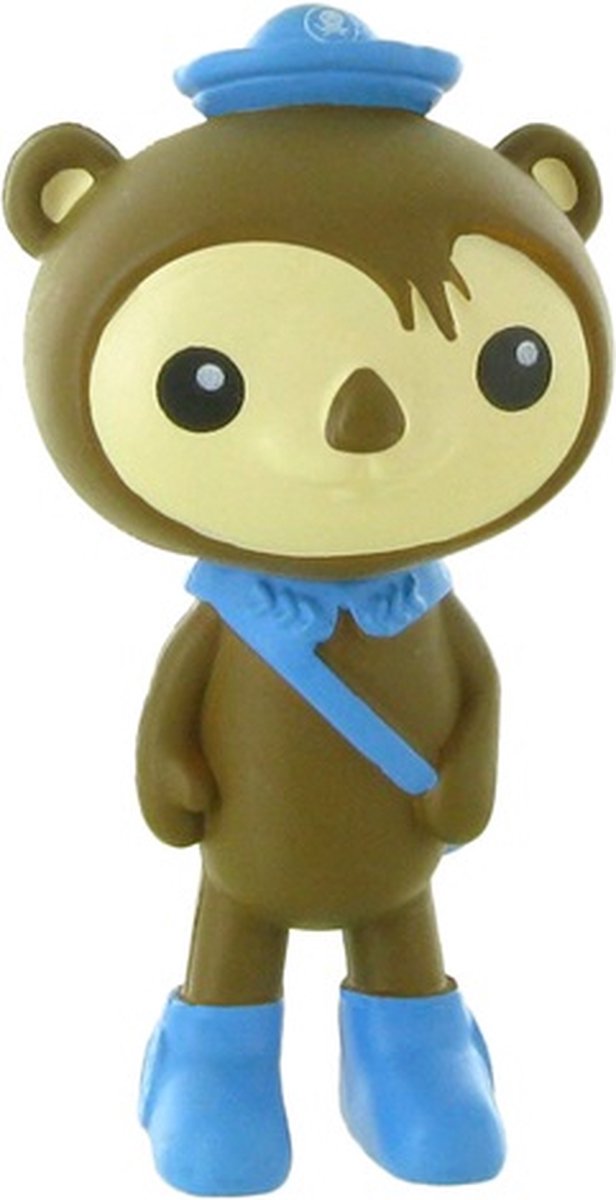 De Octonauten Bruine beer speelfiguur - taarttopper - Shellington - 7cm - Comansi