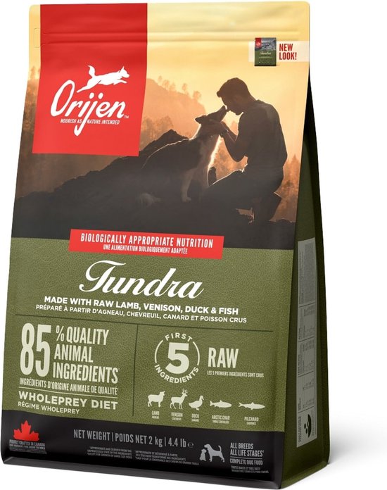 Orijen Whole Prey Tundra Dog - Geit & Zwijn - Hondenvoer - 2 kg